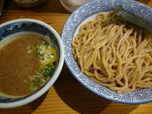 「濃厚つけ麺、大盛」@道玄坂マンモスの写真