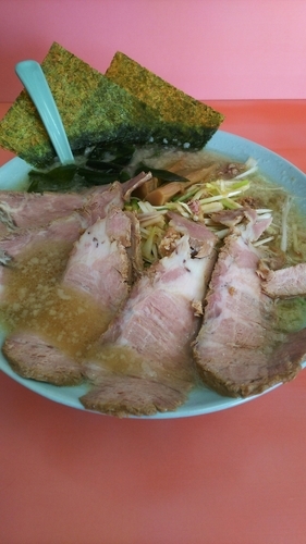 「ネギチャーシュー麺」@ラーメンショップ 北川辺店の写真
