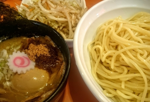 「特製もりそば（Ａセット）＋野菜」@麺屋大斗 小伝馬町店の写真