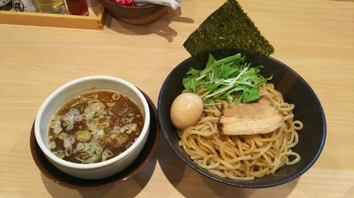 「つけ麺(中盛)＋味付玉子」@麺処つむじの写真