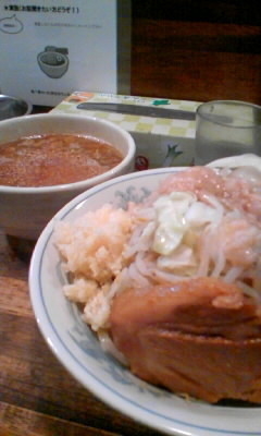 「つけめん(ニンニク)800円」@らーめん梵’s BONES北浦和本店の写真