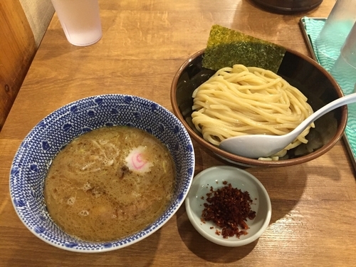 「赤辛つけめん・並」@舎鈴 丸の内店の写真