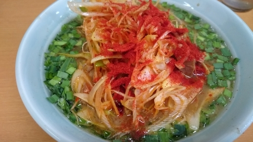「辛葱ラーメン」@横浜らーめん 武蔵家 綾瀬店の写真
