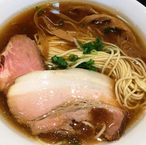 「【限定】煮干し中華そば」@らーめん ちゃん亭の写真