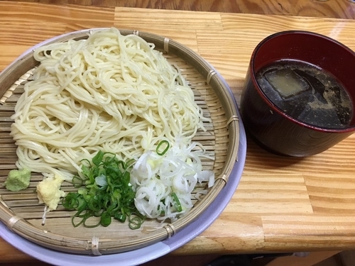 「ざるラーメン550円」@中華そば よしかわの写真