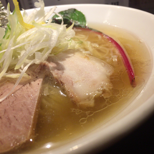 「アジ煮干し「塩」中華そば　780円」@志奈そば 田なか Secondの写真