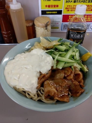 「すごい冷やし中華（400g）」@立川マシマシ 足利総本店の写真