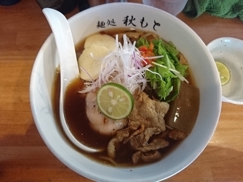 「【限定】冷やし醤油」@麺処 秋もとの写真