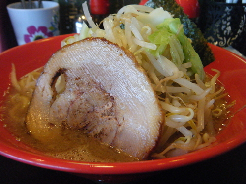 「二郎系ラーメン・全フツウ830円」@麺’sBLAND 文蔵BLACKの写真