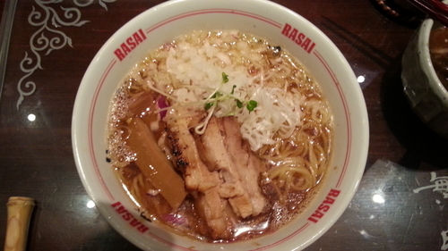 「らぁ祭特典  煮干しラーメン(裏メニュー)」@つけ麺 繁田の写真
