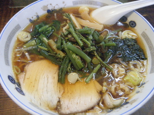 「山菜ラーメン700円」@いげたやの写真