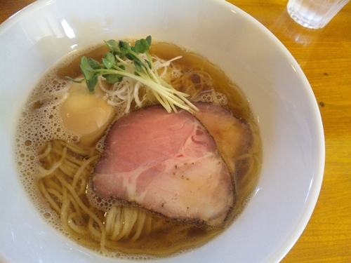 「味玉濃厚煮干らぁ麺　８００円」@らぁ麺 こむぎの写真