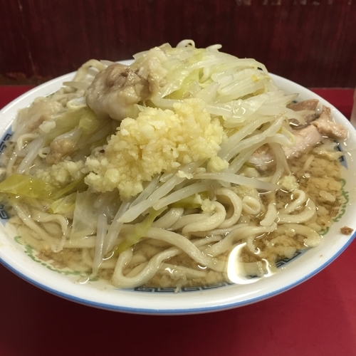 「小ラーメン（￥500）」@ラーメン二郎 目黒店の写真