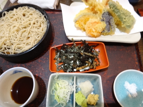 「てんぷらソバ」@藪の写真