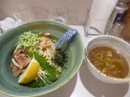 「烏賊煮干し つけそば」@麺処 きなりの写真