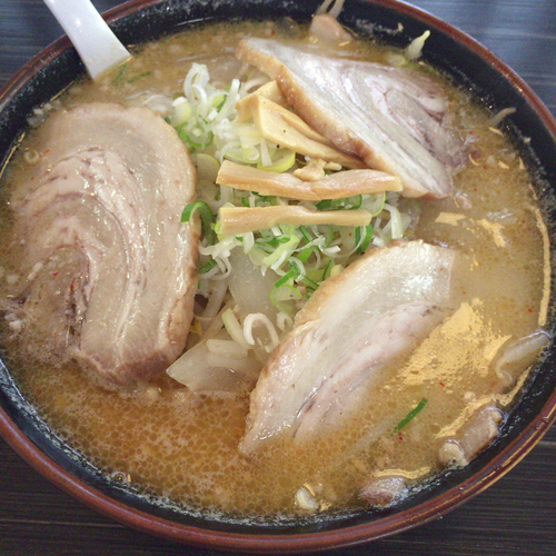 「みそチャーシュー（半玉）　930円」@ごはん処 食堂ミサ あらい道の駅店の写真