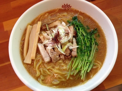 「濃いめ焼き干し（塩、大盛り）」@らぁめん 翠蓮の写真