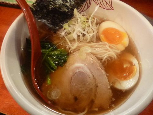 「らーめん+味玉子」@麺処 あす花の写真