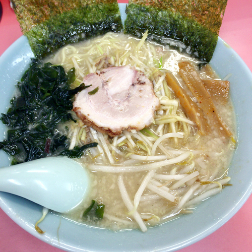 「ネギラーメン（カタメ　コッテリ）　800円」@ラーメンショップ 東大室店の写真
