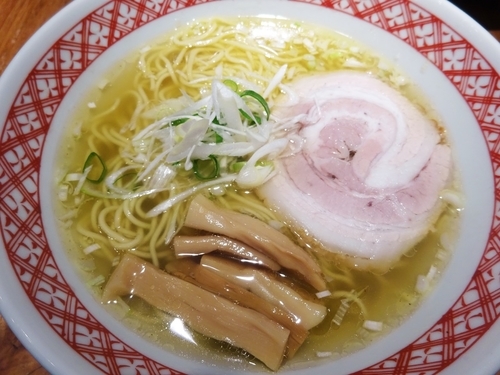 「白だしそば　　750円」@支那そば しんばの写真