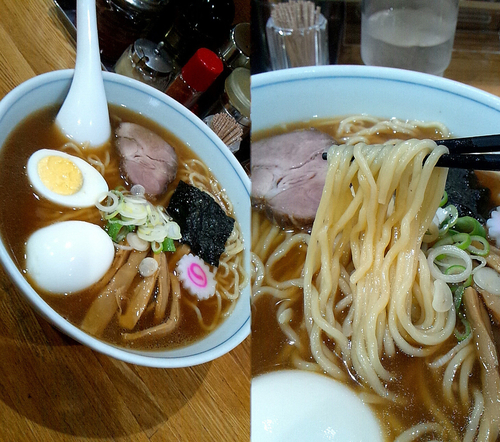 「『らーめん並+ゆで卵(￥720+80)』」@らーめん サニーの写真