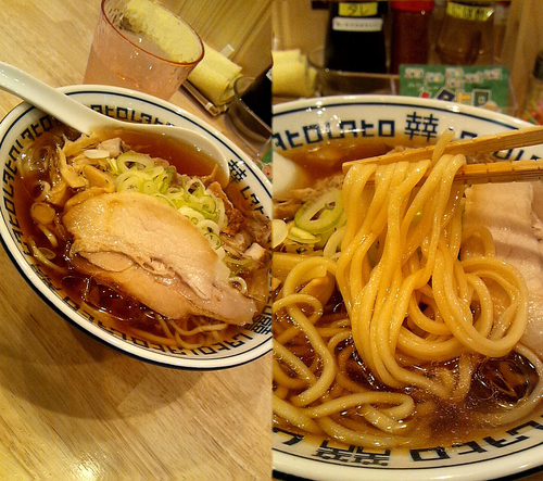 「『冷やしにぼ中華そば(￥800)』」@中華そばムタヒロ 国立店の写真