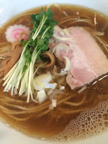 「はまぐり×煮干し中華そば 醤油」@麺酒処 ふくろうの写真