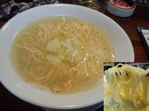 「２周年記念『はまぐり×かにかけラーメン』980円塩」@麺酒処 ふくろうの写真