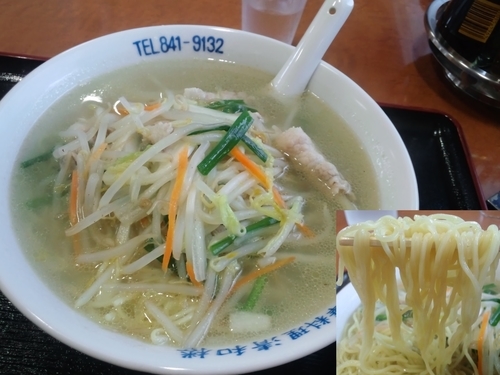 「タンメン大盛麺固め750円」@清和楼の写真