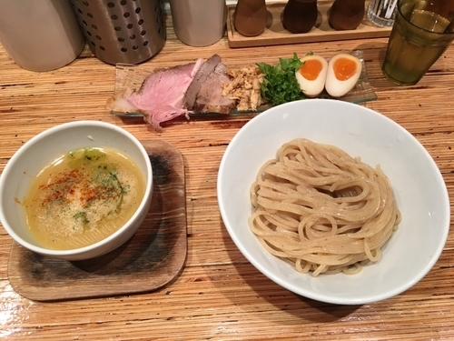 「プレミアム鶏つけそば 1,000円」@NOODLE STOCK 鶴おかの写真