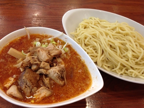 「辛味噌つけ麺(大吉)」@ラッキー食堂まとや 千曲店の写真