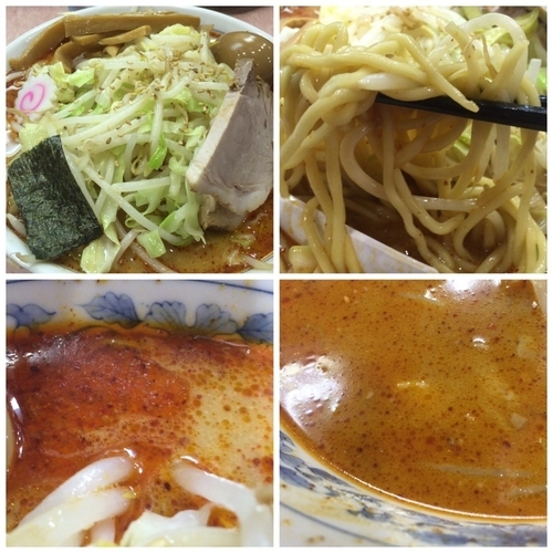 「野菜ラーメン 800円（麺カタメ）+ 坦々麺に変更50円」@所沢大勝軒の写真