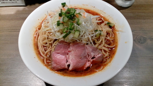 「辛冷ラー（800円）+中盛(50円）」@つけ麺 一燈の写真