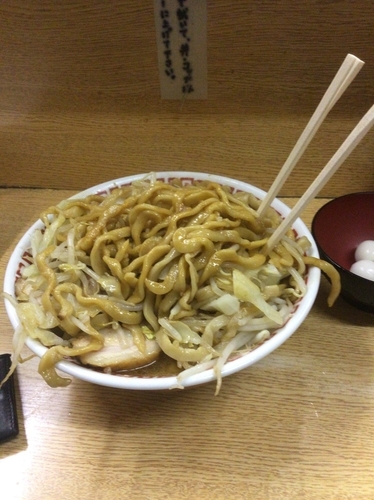 「小ラーメン 豚」@ラーメン二郎 環七新新代田店の写真