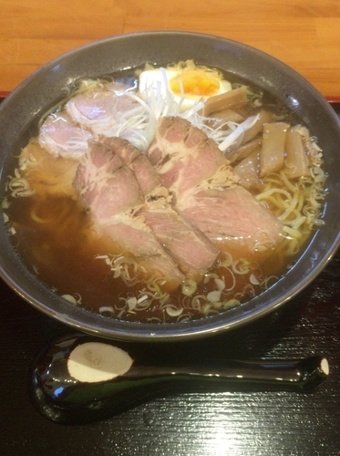 「醤油ラーメン　大盛り　+チャーシュー1枚」@陽なたやの写真