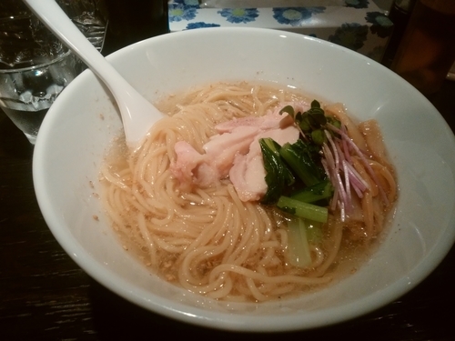 「冷やし塩生姜ラーメン」@塩生姜らー麺専門店 MANNISHの写真