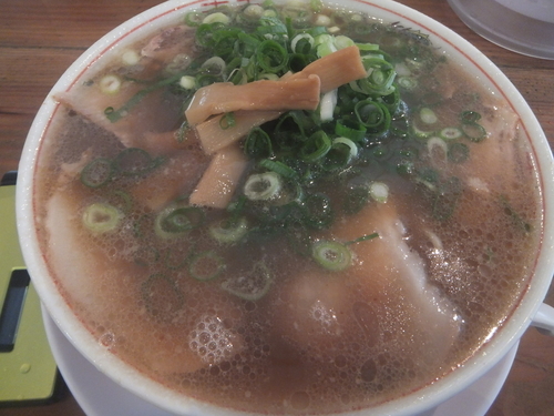 「喝采ラーメン670円(麺柔らかめ)」@らーめん喝采の写真