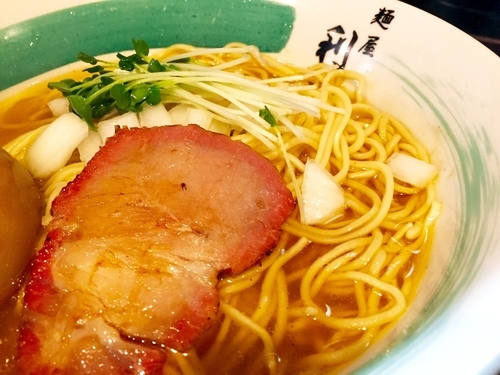 「☆超高級いりこあごそば料亭の味☆」@自家製麺 麺屋 利八の写真