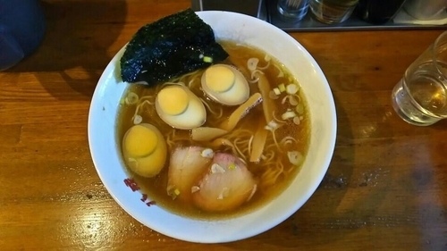 「ラーメン650円、煮玉子100円」@八戒の写真