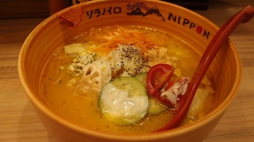 「特製ベジソバ 1100円」@ソラノイロ NIPPONの写真