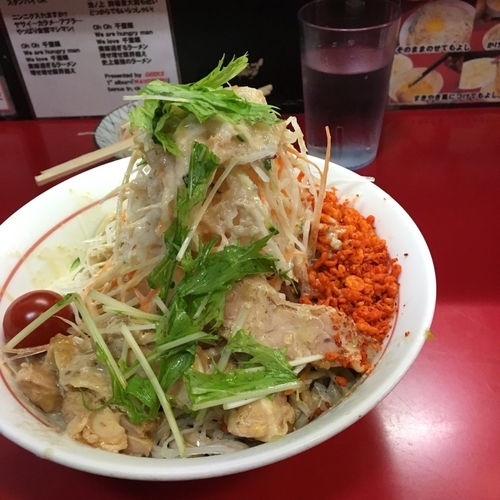 「冷し中華（並）＋豚二枚」@千里眼の写真