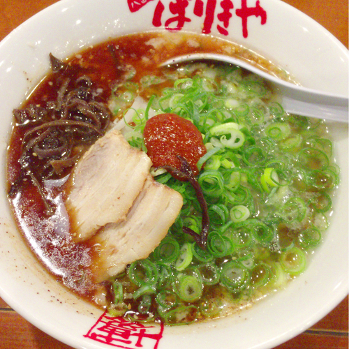 「ばりこてめん（粉落とし）720円　背脂 九条ねぎ」@ばりきや 太田店の写真