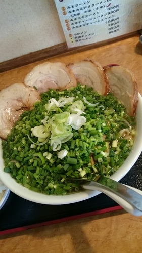 「青ねぎチャーシューメン  ９５０円」@佐野青竹手打ちラーメン いしかりの写真