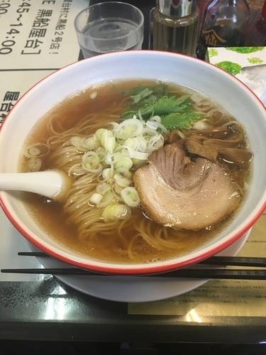 「醤油中盛＆Ｂセット」@秋刀魚だし 黒船の写真