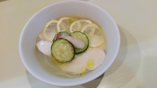 「冷たいレモンらーめん（限定）」@らーめん コッコの写真