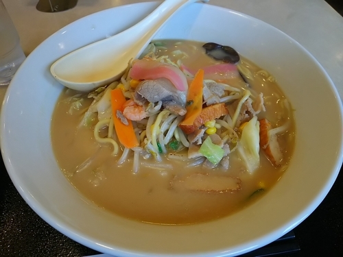 「みそちゃんぽん　（めん増量２倍）」@長崎ちゃんぽん リンガーハット 川崎黒川店の写真