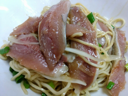 「いわしそば390円」@中華そば よしかわの写真