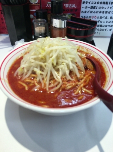 「北極ラーメン 麺大盛り」@蒙古タンメン中本 草加店の写真