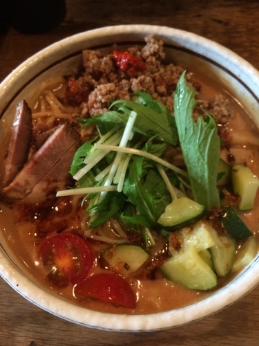 「冷製みそ担々麺」@みそや林檎堂BASICの写真