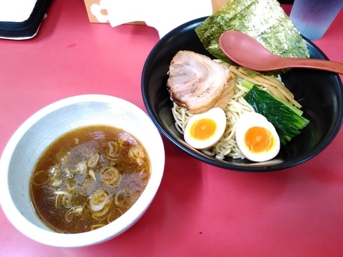 「エビ香油つけ麺」@和風らーめん はるやの写真